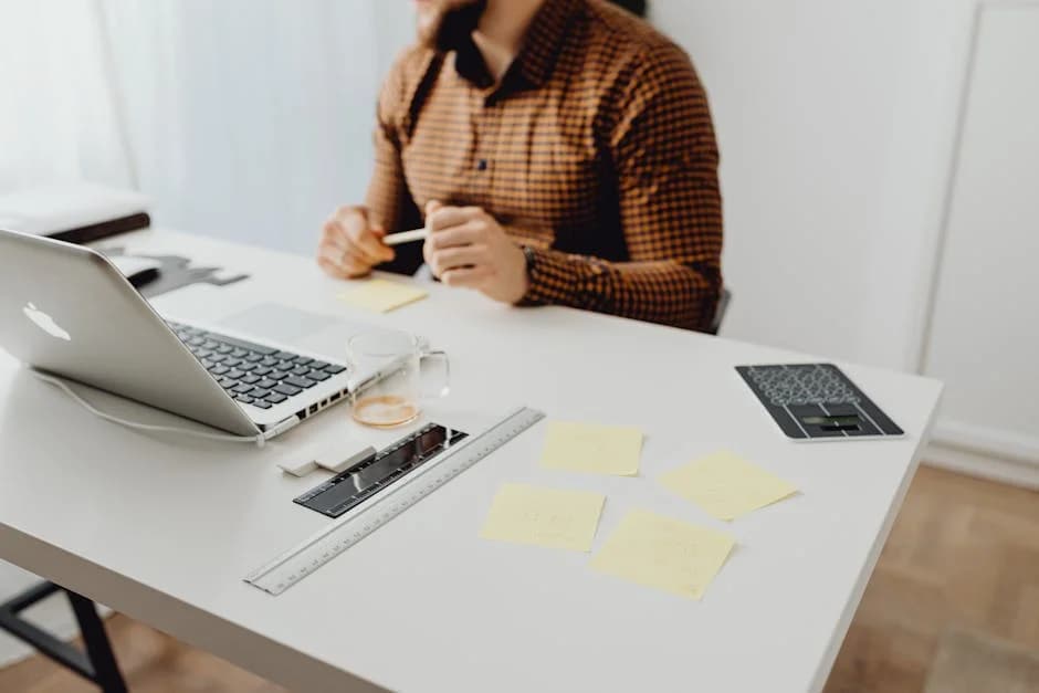 Clean professional office environment with productive employees