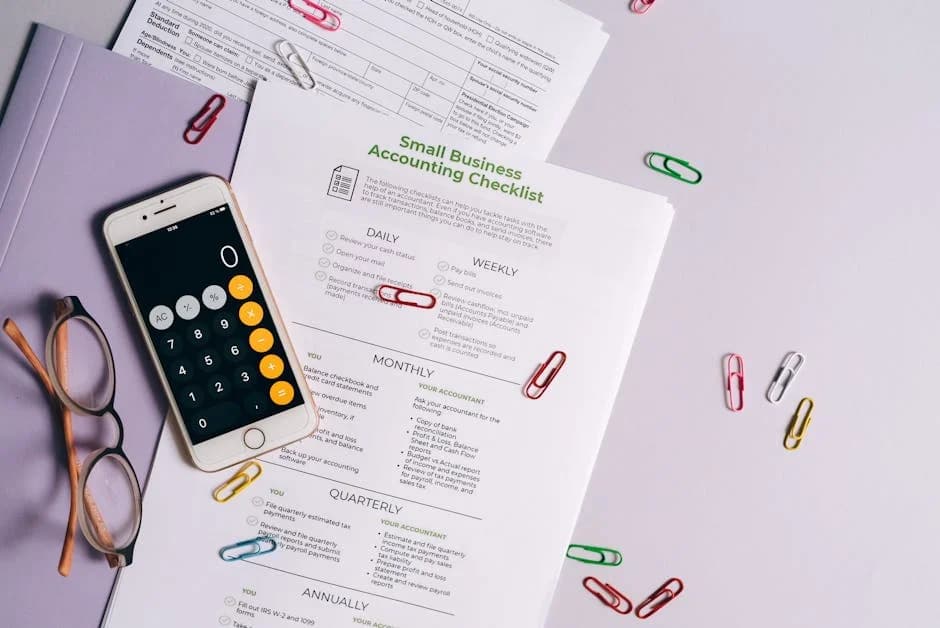 Clean and organized small business office interior