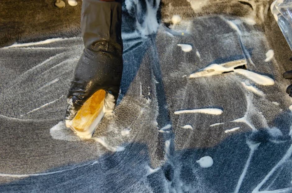 Professional cleaning team performing a deep clean of a commercial facility