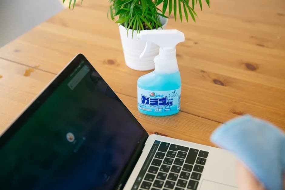 Professional janitorial team cleaning a commercial office environment