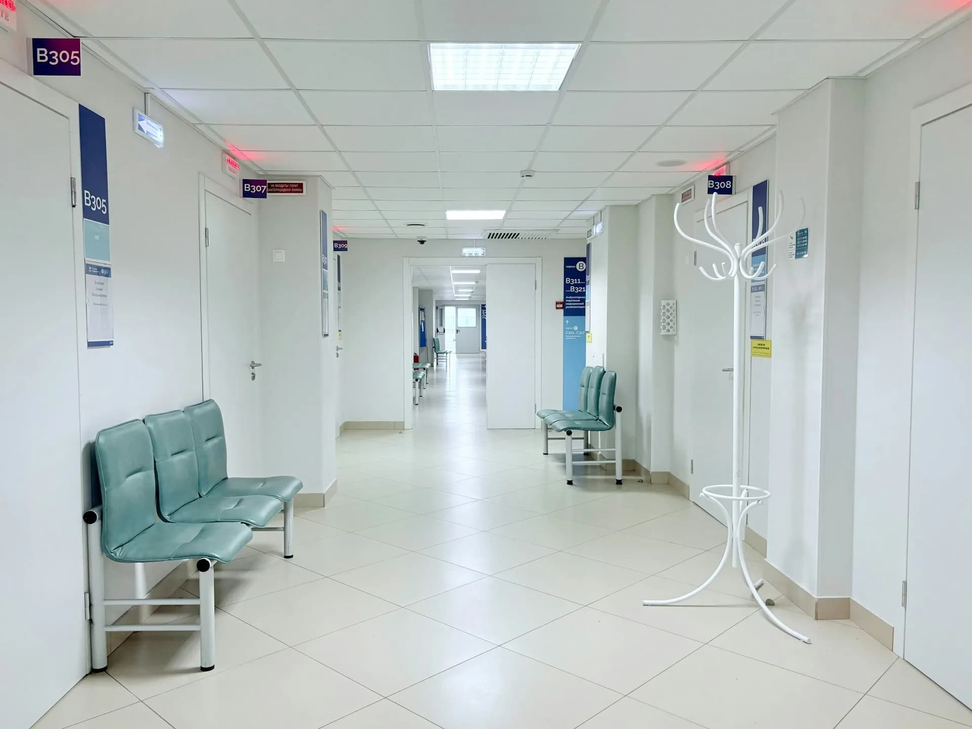 Clean hospital corridor — healthcare facility cleaning services