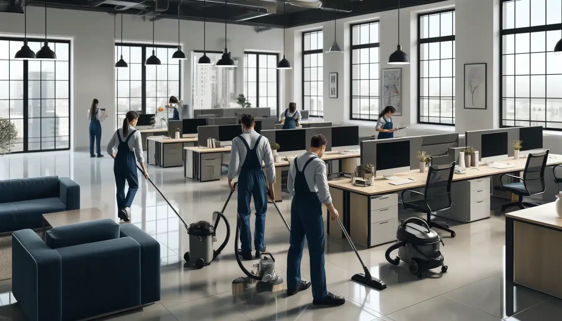 Professional commercial cleaning team serving all industries in Tampa, FL