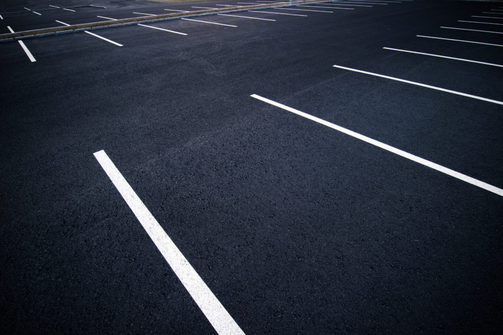 empty parking spaces