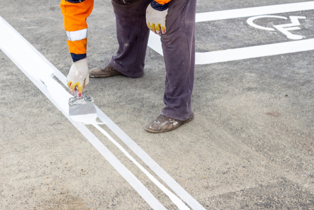 Marking in the parking