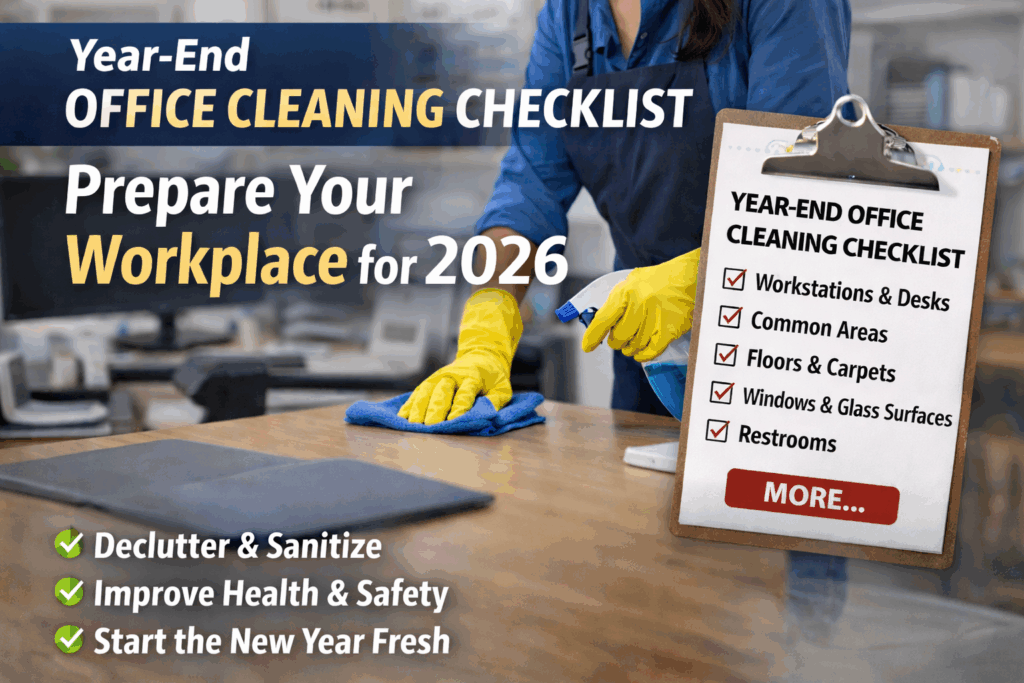 Year End Office Cleaning Checklist: Make Your 2026 Sparkle